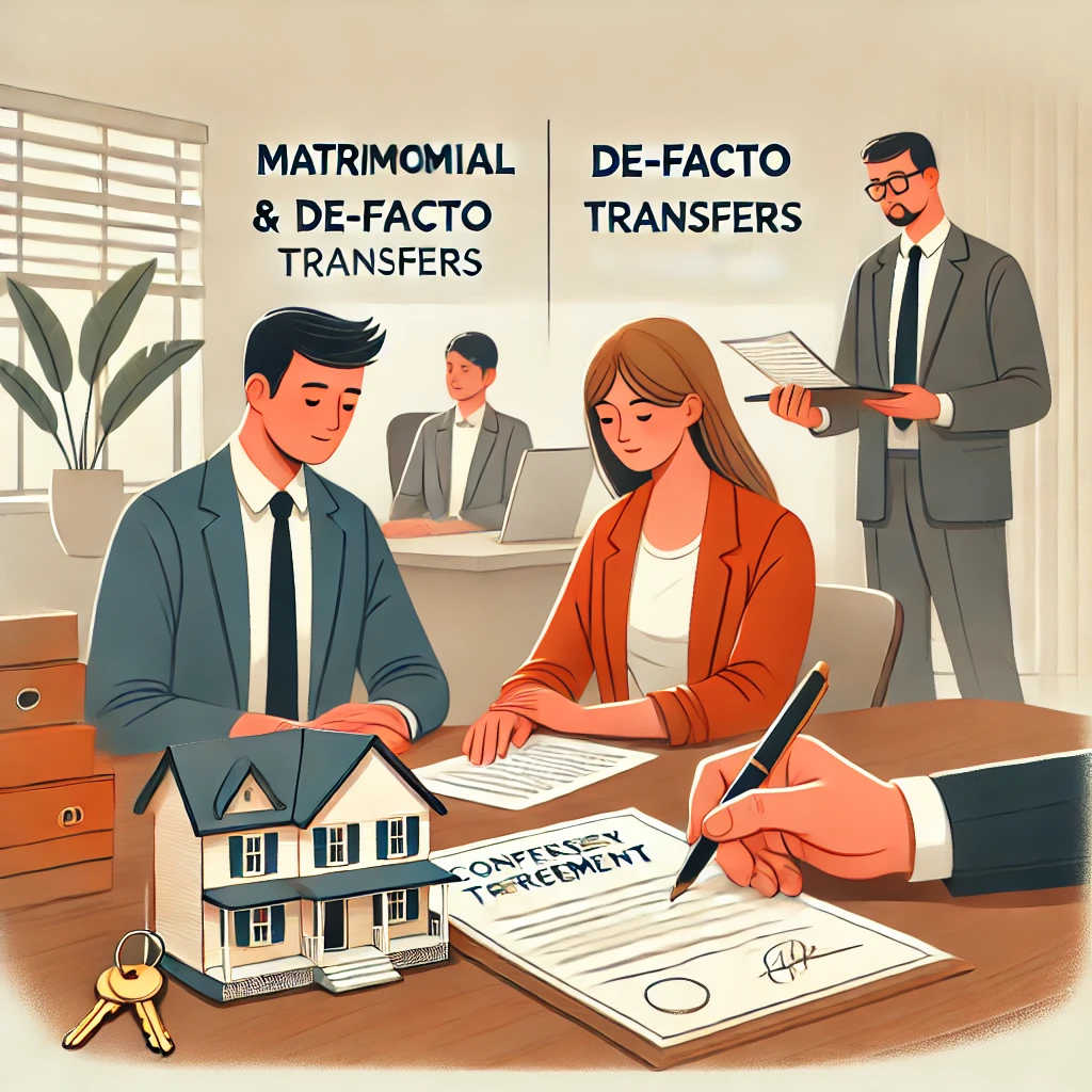 Matrimonial and De-facto Transfers